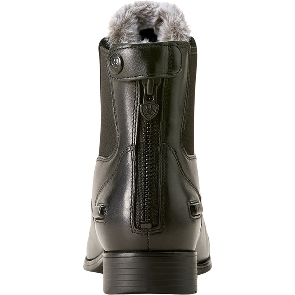 Ariat Mujeres Kendall Back Zip Sherpa Paddock Botas 10053765 - Black